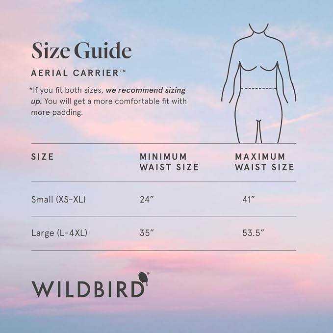 WildBird - Aerial Buckle Carrier - 2-24 Months - Standard Desert Lark - Front & - Image 3