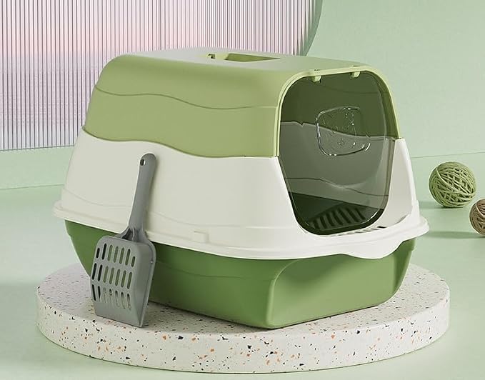 ChezMAX Cat Litter Box Cat Litter Tray - Image 2