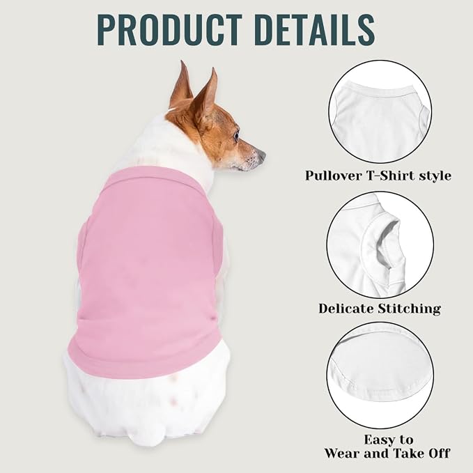 Custom Dog Shirt Pet Clothes Breathable Shirts - Image 4