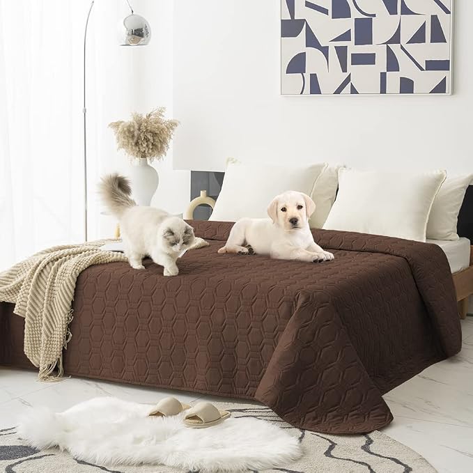 Waterproof and Anti-Slip Dog Bed Cover and Pet Blanket Sofa Pet Bed Mat car by TcksstexFauxFurDogBedCover