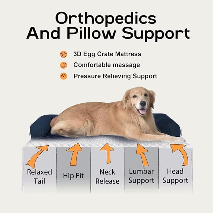 Small Dog Bed Waterproof Orthopedic Dog Beds - Image 3