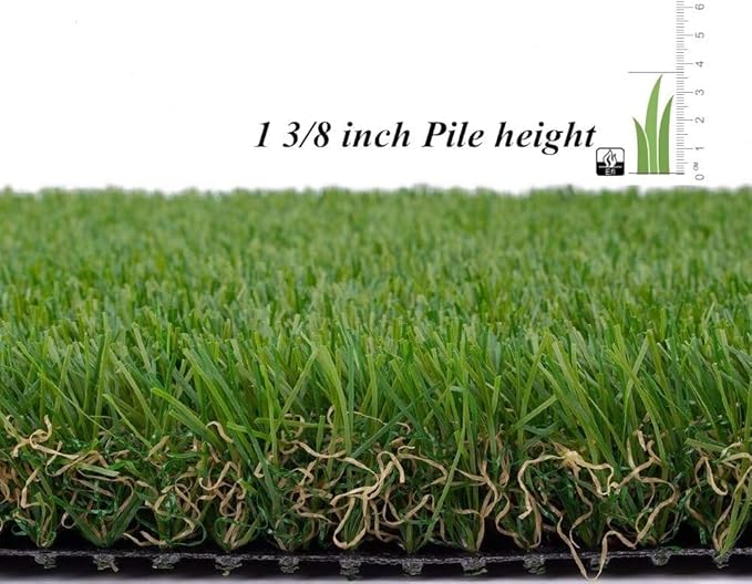 ALTRUISTIC Artificial Grass 10FTX76FT, Realistic Fake Grass Deluxe Turf - Image 2