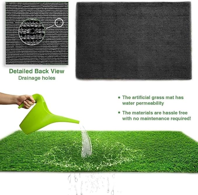 ALTRUISTIC Artificial Grass 7FTX15FT, Realistic Fake Grass Deluxe Turf - Image 5
