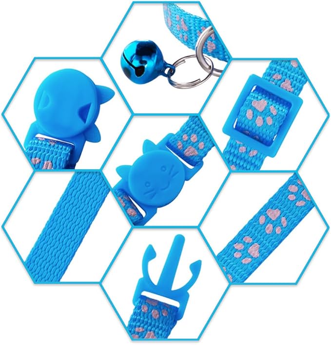 Blue Reflective Cat Collar - Image 6
