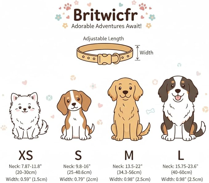 Cute Dog Collar, Puppy Collar - Image 4