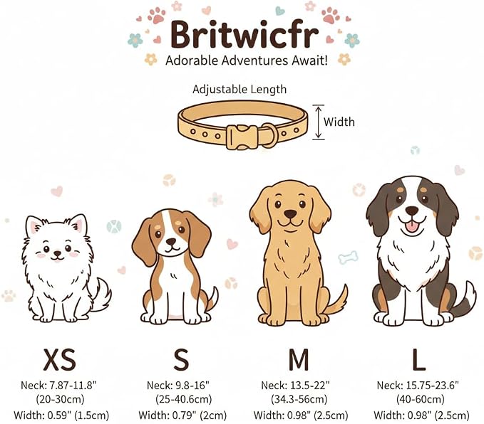 Cute Dog Collar, Spring Summer Design Floral Collar - Image 4