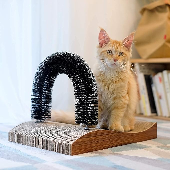 FUKUMARU Cat Self Groomer, 2.0 Version Cat Arch Face Scratcher - Image 6