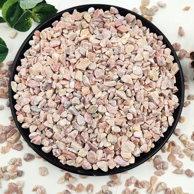 5LB Succulent and Cactus Gravel Pebbles, 1/5 Inch Natural Decorative Polished by YISZM-ForYourNaturalLife