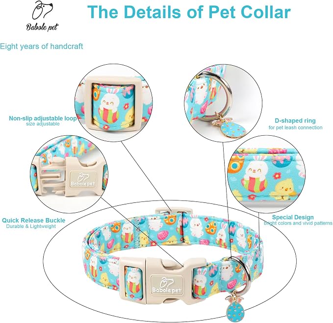 Easter Dog Collar for Large Dogs - Image 3