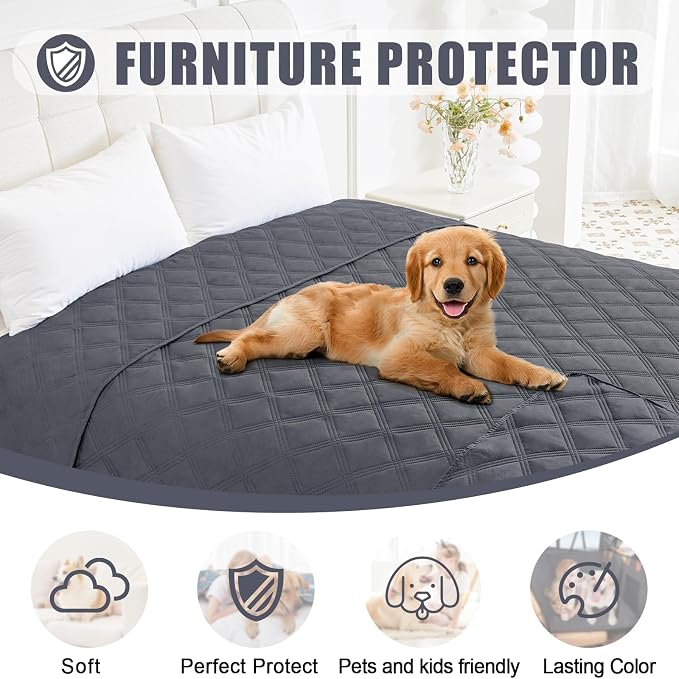Smiry Waterproof Dog Bed Cover Blanket 40x50, Soft Reversible Pet Blanket - Image 8