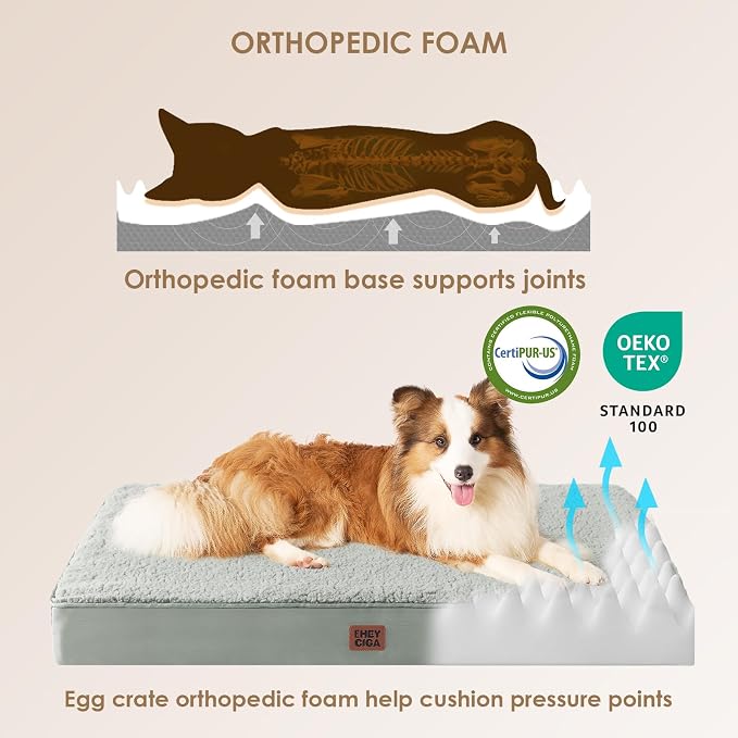 EHEYCIGA Orthopedic Medium Dog Beds - Image 3