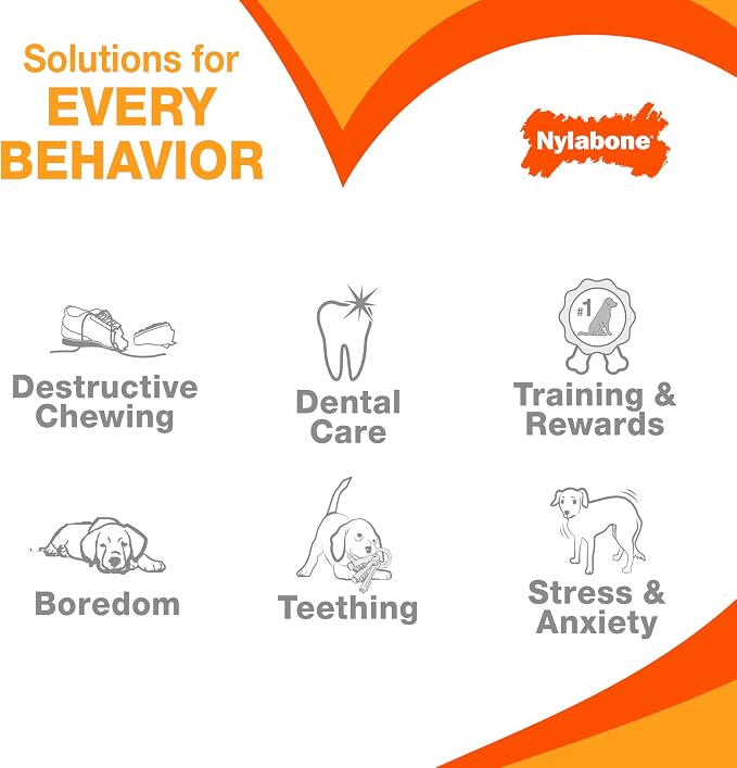 Nylabone Puppy Chew Toys & Natural Treat Triple Pack, Puppy Enrichment Teething - Image 10