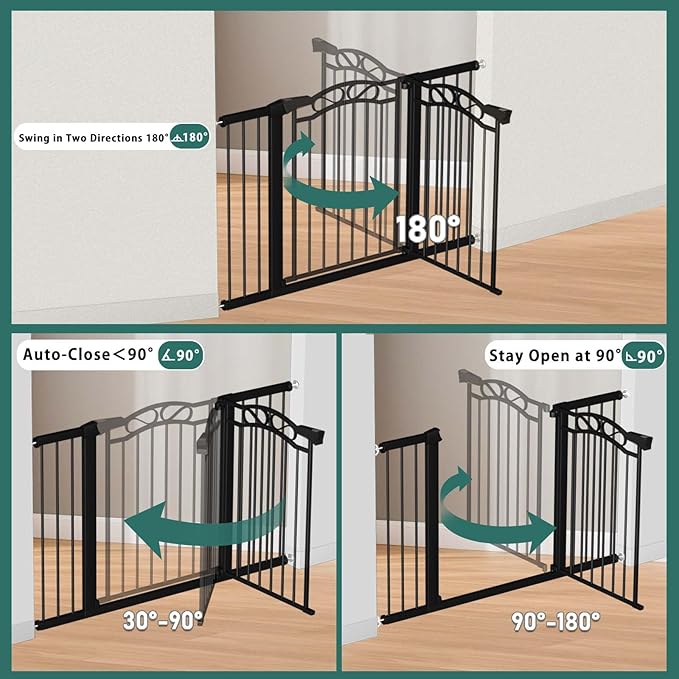 Fairy Baby 29.53"-32.28" Wide Baby Gate - Image 4