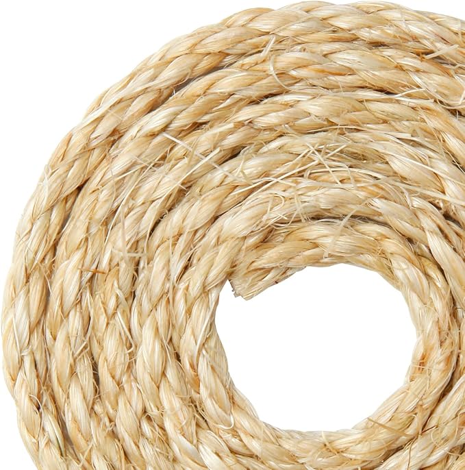 Cat Natural Sisal Rope 1/4 Inch 6mm 98-Feet - Image 8