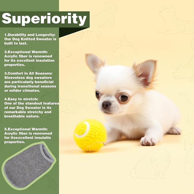 Cozy Lightweight Dog Sweaters Shirt - Image 4