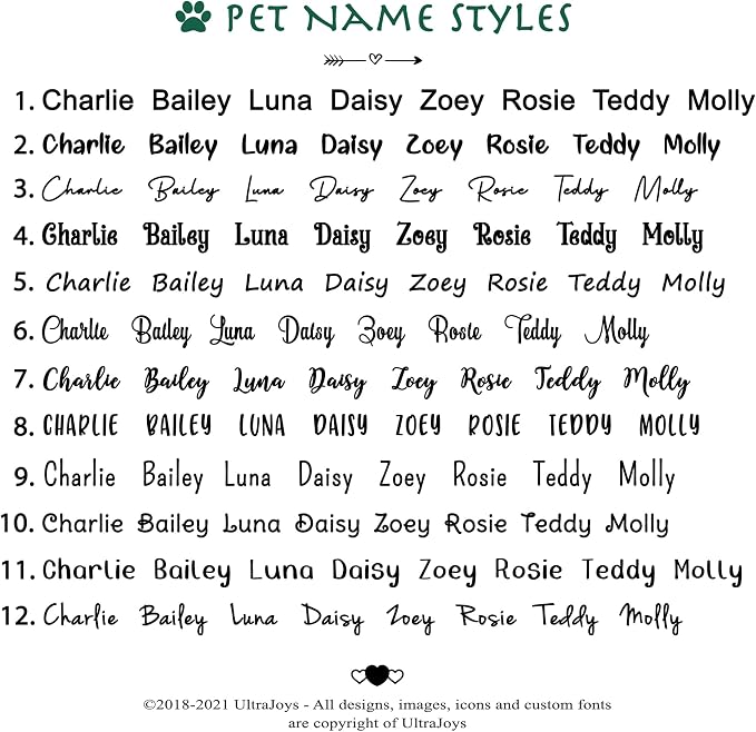 Ultra Joys Custom Personalized Dog ID Tag - Image 4