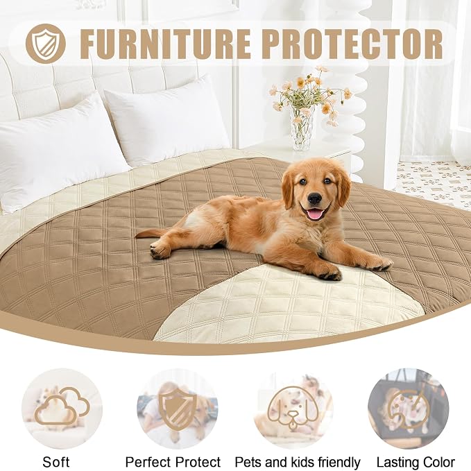 Smiry Waterproof Dog Bed Cover Blanket 30x70, Soft Reversible Pet Blanket - Image 8