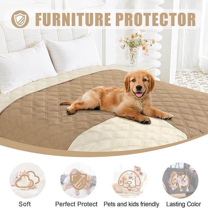 Smiry Waterproof Dog Bed Cover Blanket 40x50, Soft Reversible Pet Blanket - Image 8