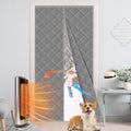Magnetic Thermal Insulated Door Curtain Cover Block fit 36x82inch Door by Elytsemoh