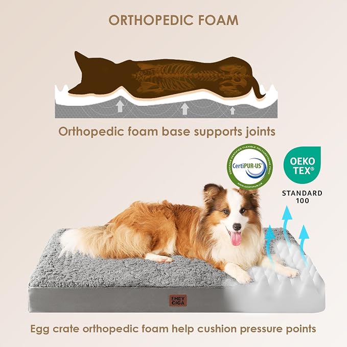 EHEYCIGA Orthopedic Dog Beds for Large Dogs - Image 3