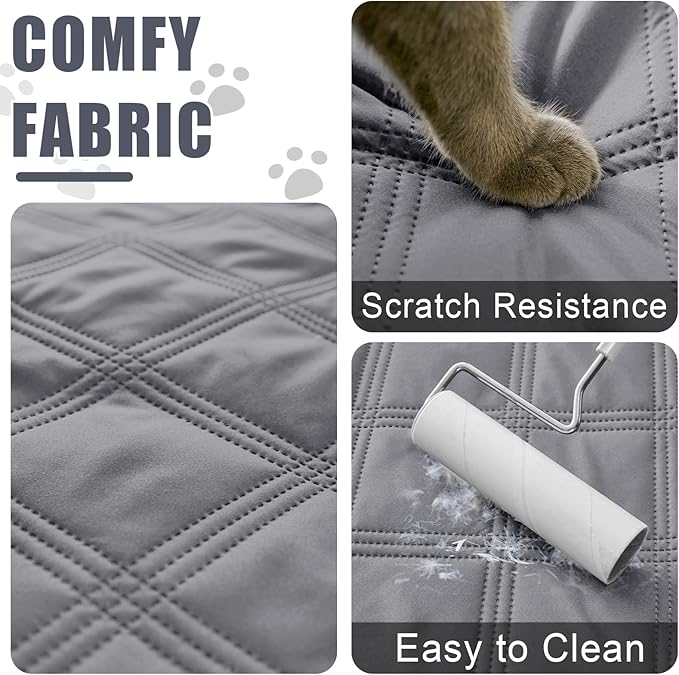 Smiry Waterproof Dog Bed Cover Blanket 82x120, Soft Reversible Pet Blanket - Image 4