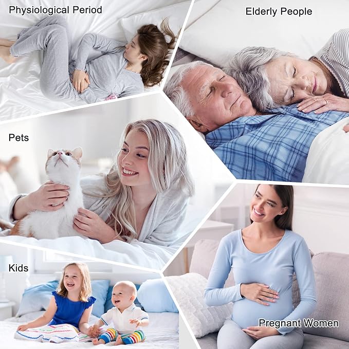 Twin Mattress Protector Waterproof, Fitted Sheet Style Breathable Cooling - Image 7
