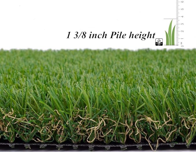 ALTRUISTIC Artificial Grass 15FTX44FT, Realistic Fake Grass Deluxe Turf - Image 7