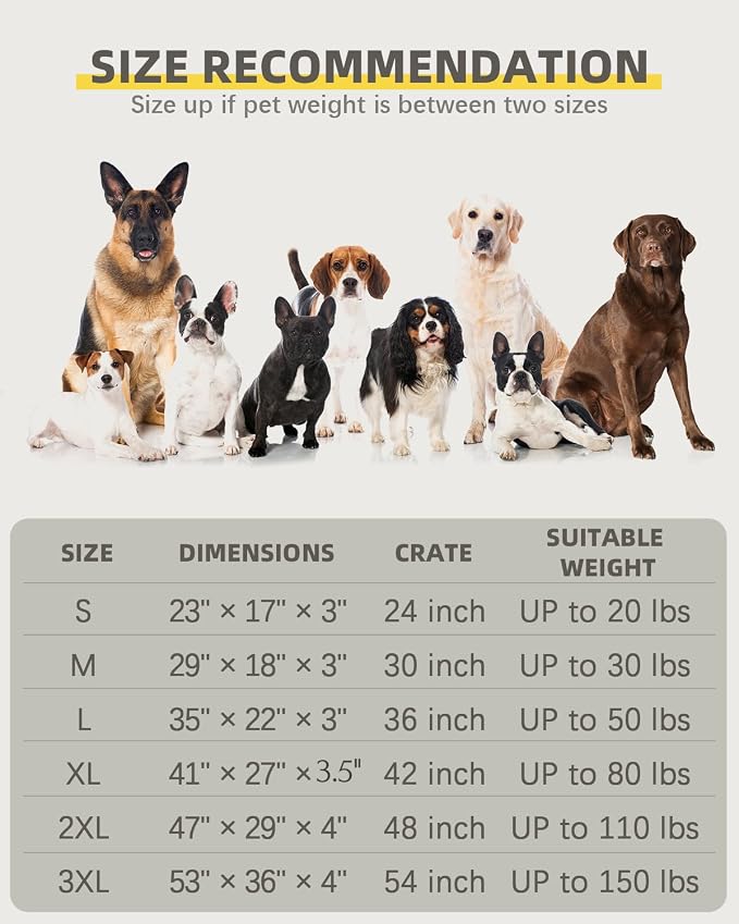 Orthopedic Dog Beds Large Sized Dog Waterproof Pet Mattress - Image 7