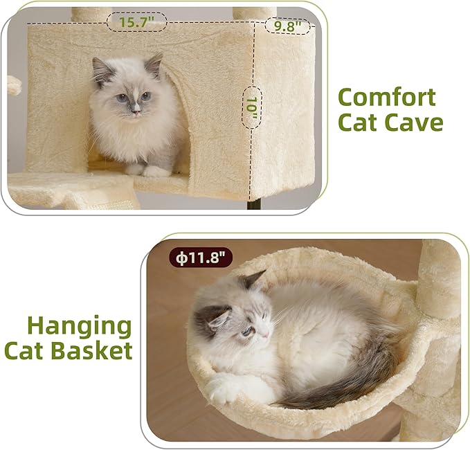 Cat Tree for Indoor Cats, Cat Tower - Image 4