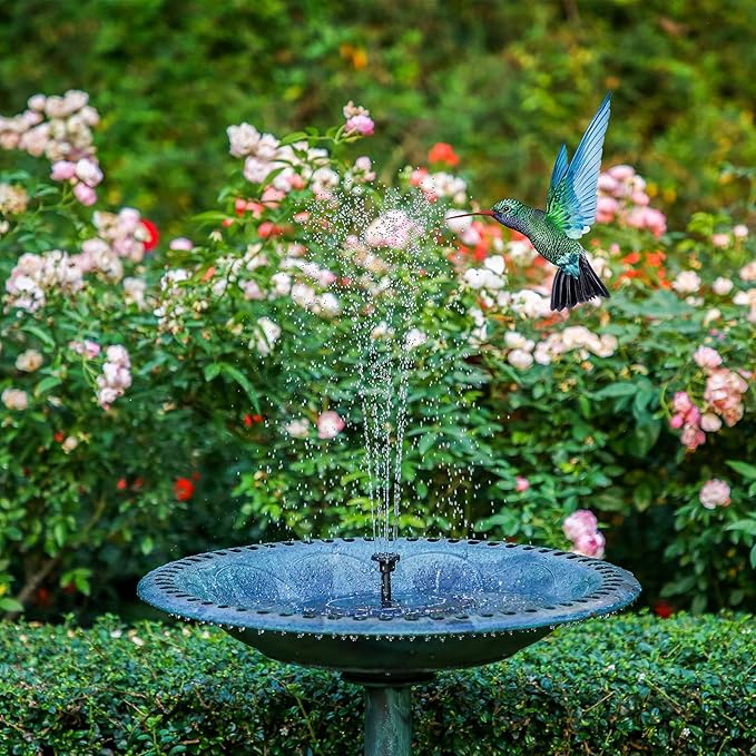 AISITIN Outdoor Solar Garden Fountain 3.5W Solar Pump Outdoor Pond - Image 2