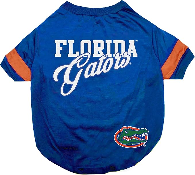 NCAA Florida Gators Dog & Cat T-Shirt, Medium. Durable & Cute Sports PET TEE - Image 2