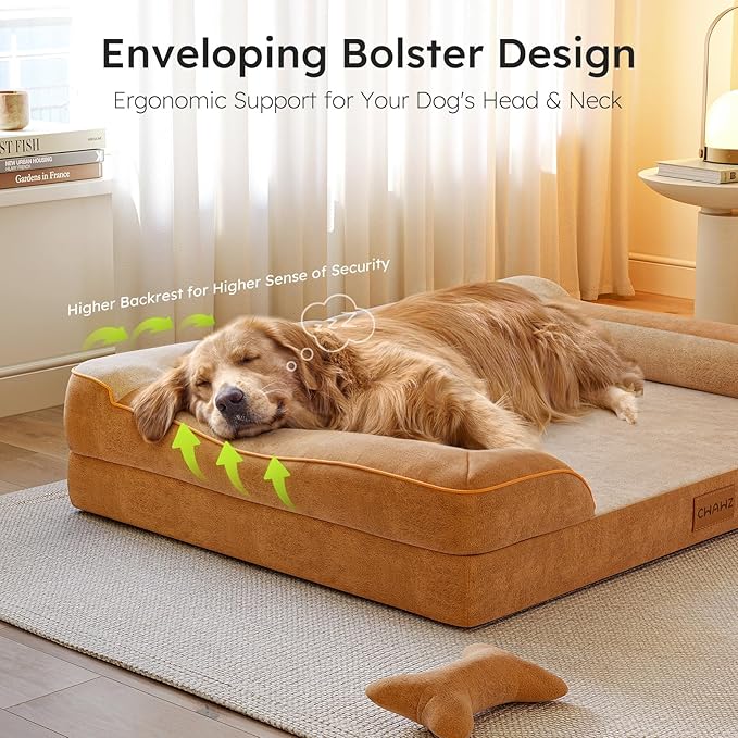 Jumbo Dog Bed for Extra Large Dogs, Orthopedic Dog Bed - Image 4