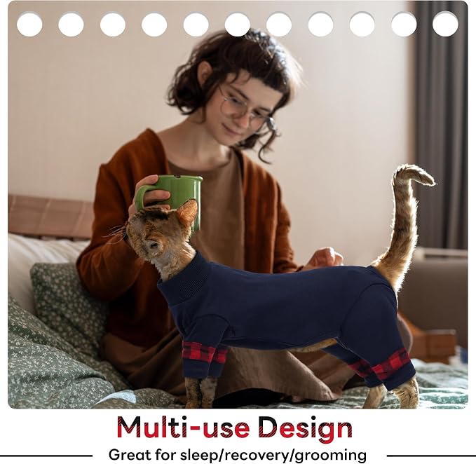 PUMYPOREITY Fur Control Cat Pajamas, Versatile Shirt - Image 4