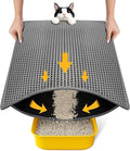 Cat Litter Mat, Upgrade Super Waterproof Back Layer Litter Box Mat, Non Slip by Conlun