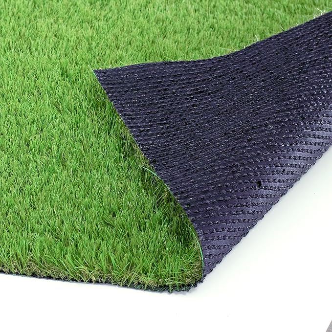 Artificial Grass Rug Outdoor Indoor 11FTX84FT Fake Grass Carpet Green Synthetic - Image 2
