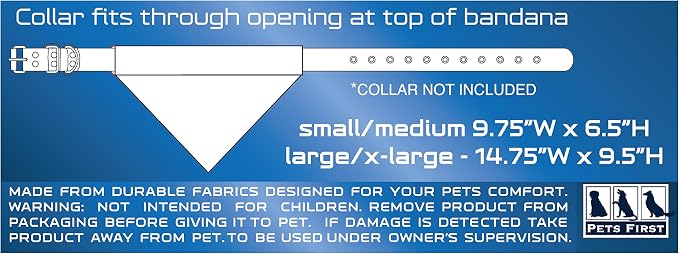 Pets First Collegiate Pet Accessories, Reversible Bandana, Oklahoma Sooners - Image 4
