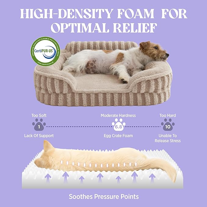 LE SURE Cute Dog Beds Large Sized Dog, Orthopedic Waterproof Large Pet Bed - Image 3