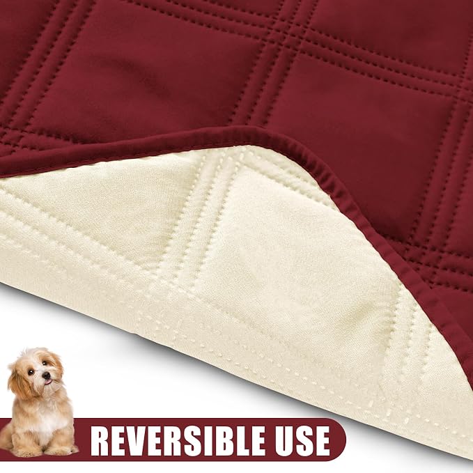 Smiry Waterproof Dog Bed Cover Blanket 30x70, Soft Reversible Pet Blanket - Image 3