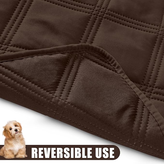 Smiry Waterproof Dog Bed Cover Blanket 52x82, Soft Reversible Pet Blanket - Image 3