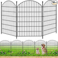 Decorative Garden Fence 40in x24ft, 10 Pack No Dig Fence Animal Barrier by Thrivinest