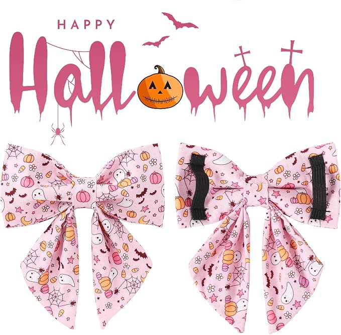 Halloween Dog Collar with Flower - Image 3