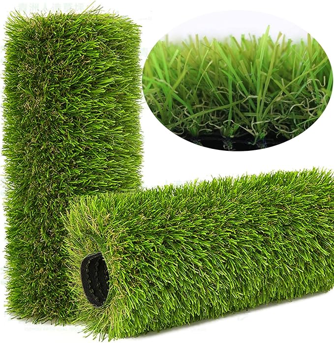 Artificial Grass Rug Outdoor Indoor 3FTX21FT Fake Grass Carpet Green Synthetic by NINXIANG