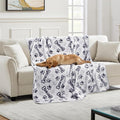 Dog Blankets for Large Dogs Upgraded, Dog Cat Flannel Blankets Washable by Gowyeg
