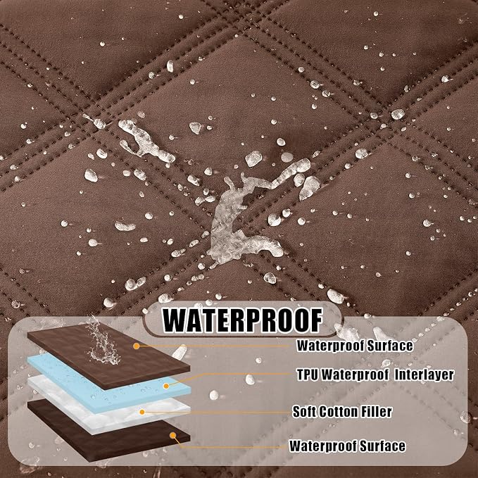 Smiry Waterproof Dog Bed Cover Blanket 40x70, Soft Reversible Pet Blanket - Image 2